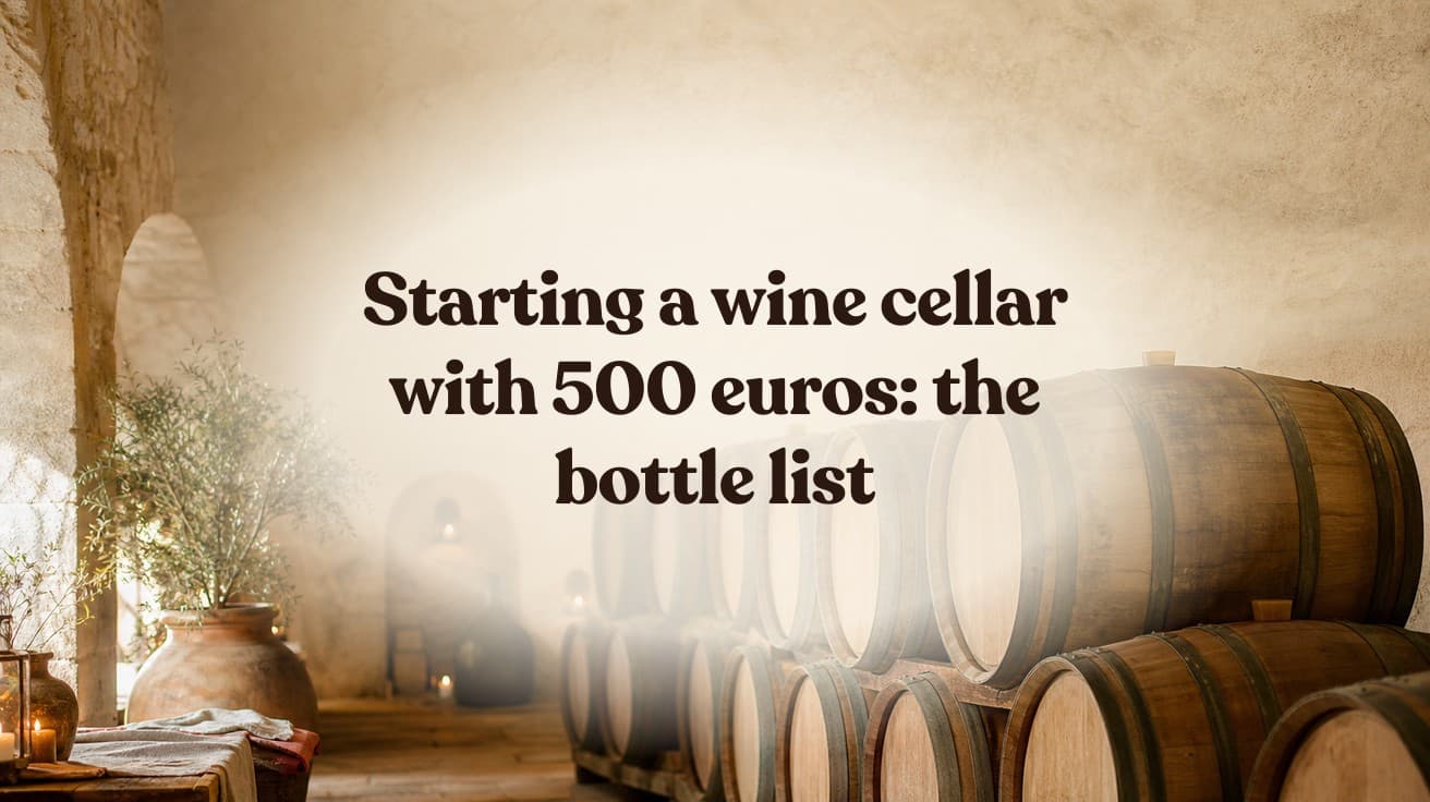 Starting a wine cellar with 500 euros: the bottle list