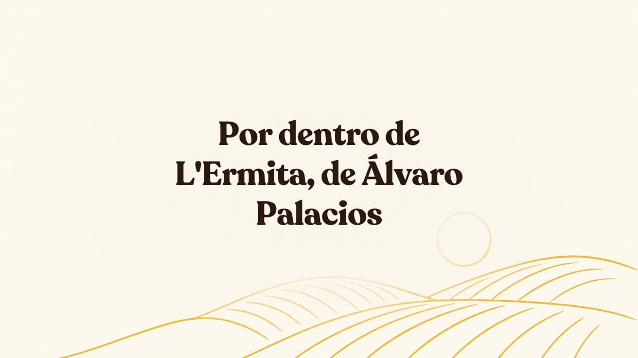Por dentro de L'Ermita, de Álvaro Palacios